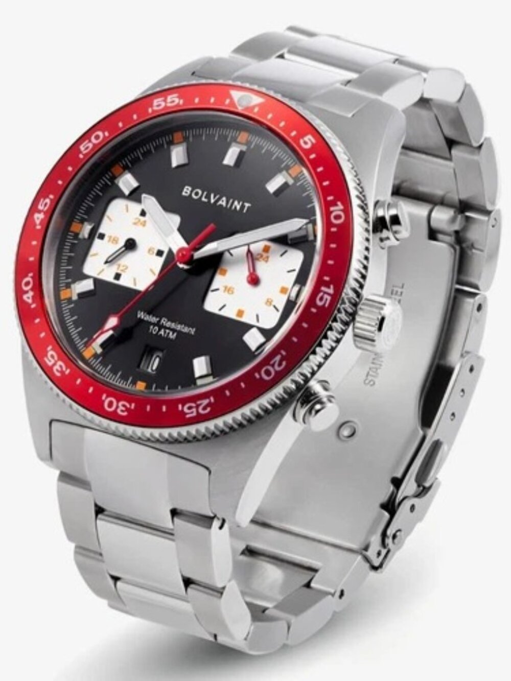 Bolvaint Balmat Noir Red Men's Quartz Watch 42mm
